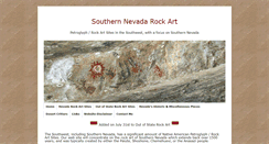 Desktop Screenshot of nevadarockart.info